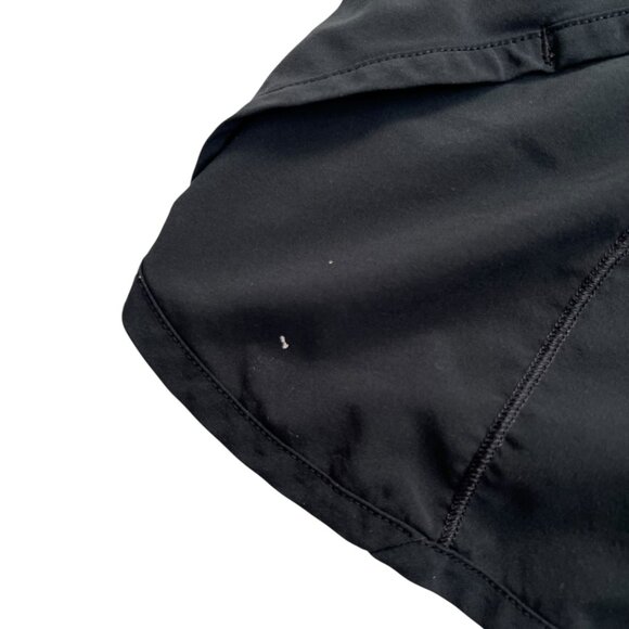 Lululemon Speed Up shorts black gray size 6 lined 4" inseam low rise running - Picture 3 of 5